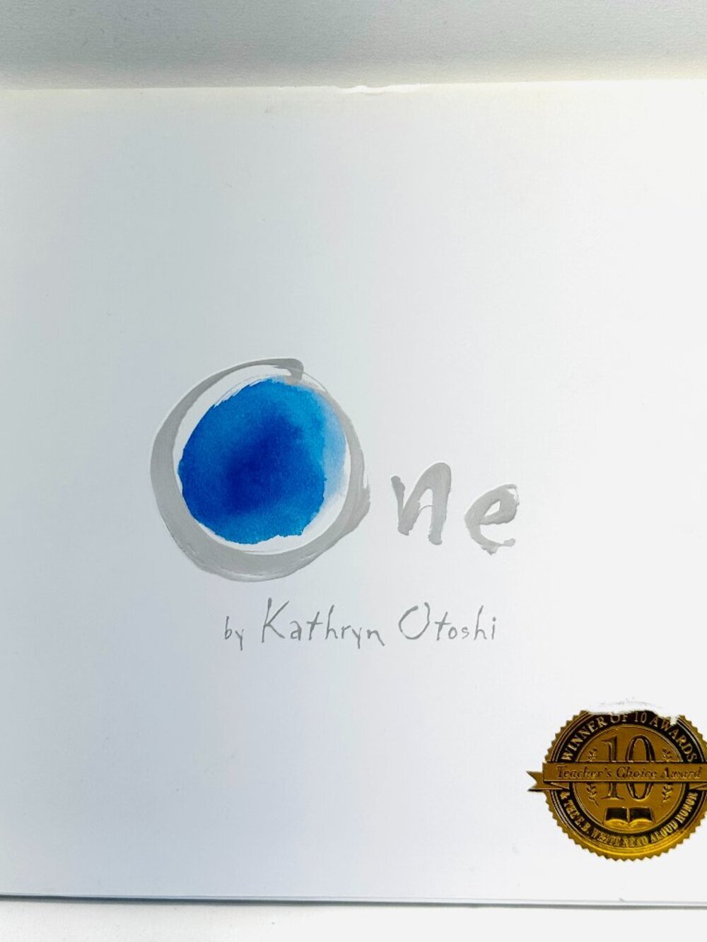 One - Hardcover - By Otoshi, Kathryn - EXCELLENT